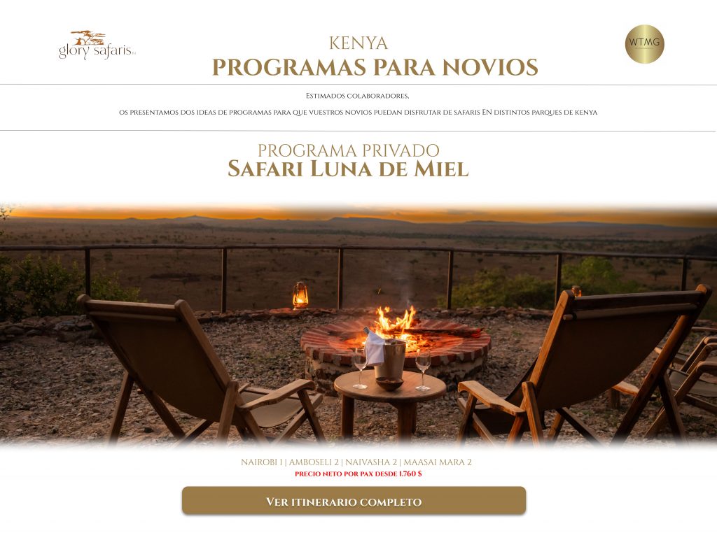 Programas exclusivos para novios en Kenya – Glory Safaris